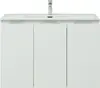 Aquanet 274138 Тумба с раковиной Алвита new 100 подвесная 3 дв. цв.белый матовый (274138)