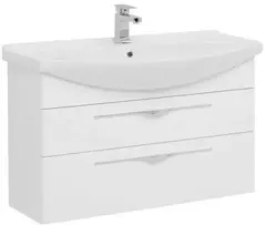 Aquanet 203974 Компл.2 - Тумба Ирвин 105 цв.белый глянец (203974) фото