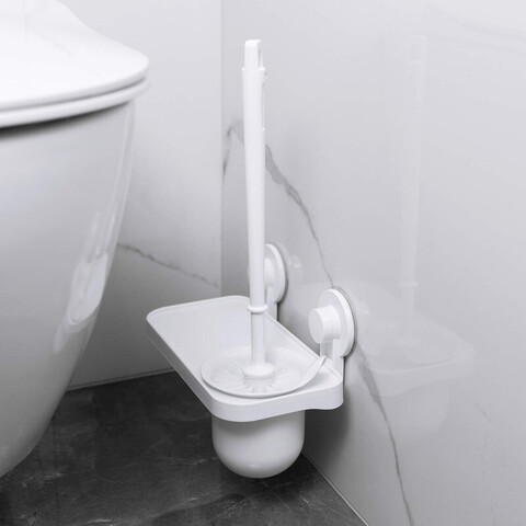 Ершик, цвет: белый, материал: пластик