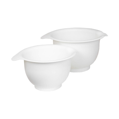 Набор мисок BLANDNING. В наборе 2 миски, 22 и 26 см, белый