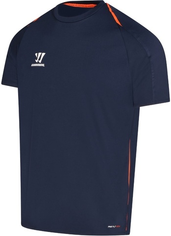 Футболка Warrior Covert Tech Tee JR L темносиняя