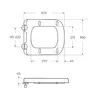 BelBagno BB8604SC Сиденье дюропласт, soft close, металлическое крепление