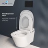 RGW 63420270-04 Унитаз умный подвесной RGW SW-70-B  белый  (с инсталляцией и кнопкой смыва) 2 уп)