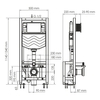 WasserKRAFT Dill 61TLT.010.ME.RG03 Система инсталляции для унитазов
