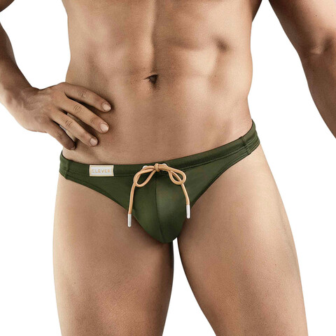 Мужские плавки зеленые Clever RIO SWIMSUIT THONG 178910