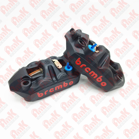 220A39750 К-кт тормозных суппорт Brembo Racing M4 черный, 108мм (литой моноблок 4*34мм)