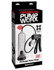 Вакуумная мужская помпа с датчиком давления Pro-Gauge Power Pump - 