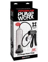 Вакуумная мужская помпа с датчиком давления Pro-Gauge Power Pump - 