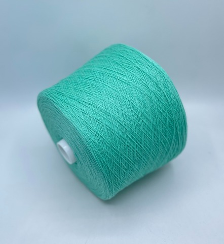 Zegna Baruffa (пр. Италия), art-Cashmere, 2/28 1400м/100 гр. 100% Кашемир, цвет- Разебеленно-зеленый(456/100/874), арт-35614