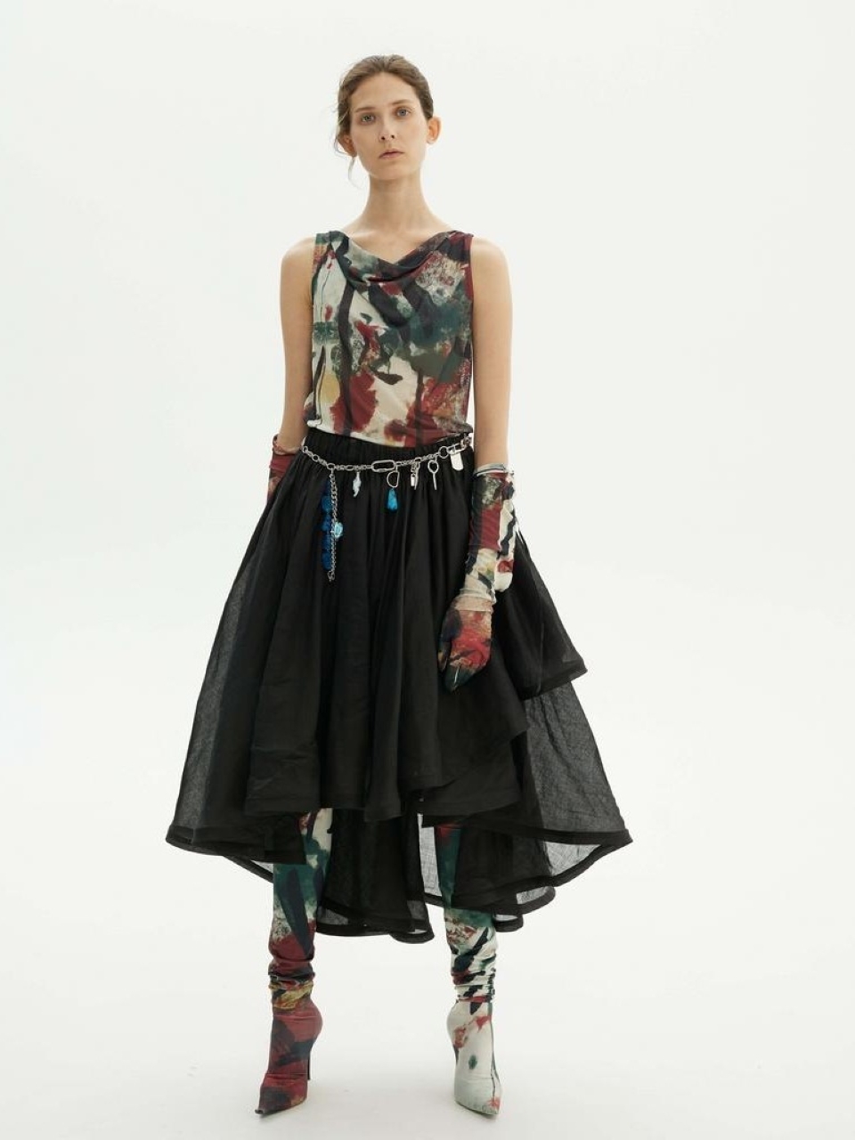 Черная юбка «Динамика»