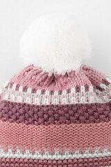 шапка  для девочки  КВ 20334/24ш/примула,св.слива