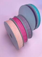 Лента Бархат (2,5см*22,85м), Ярко-розовый (38), 1 шт.