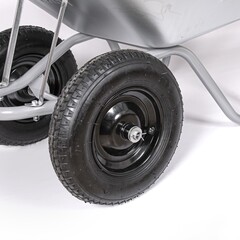 66-9-280 Тачка строительная двухколесная, грузоподъемность 280кг, объем 110л Yard