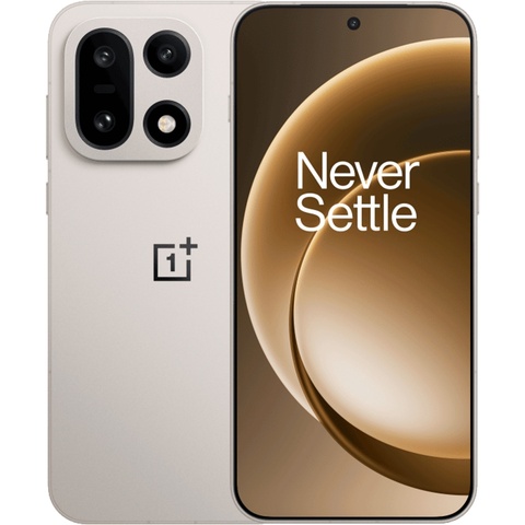 Смартфон OnePlus 15 12/256 ГБ, 2 nano SIM+ eSIM, Бежевый | Sand Storm (CPH2745, India)