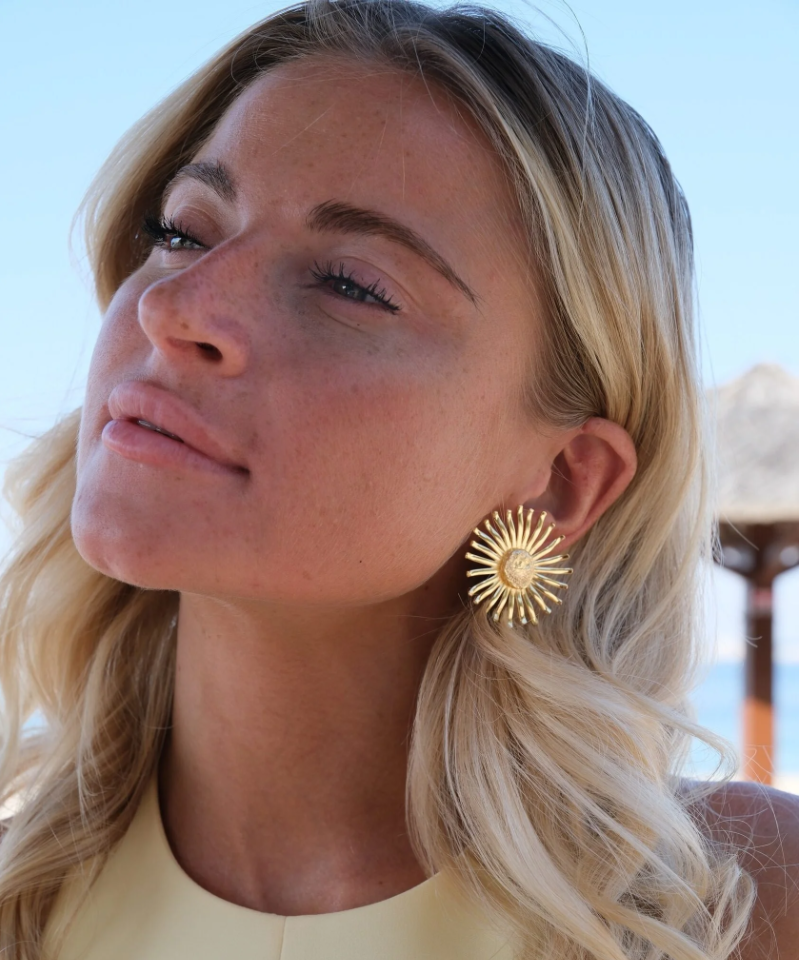 Серьги Солнце