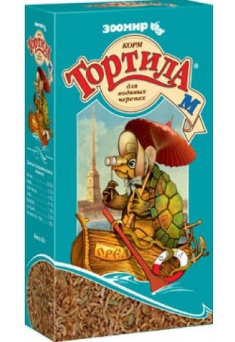 ТОРТИЛА М Корм для водяных черепах, 50г
