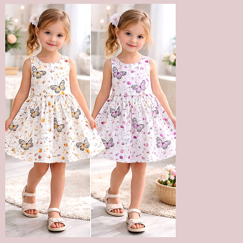 Платье девочке (3-7) 260302-RQ1105