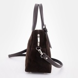 Сумка Саломея 364 эко-замша кофе