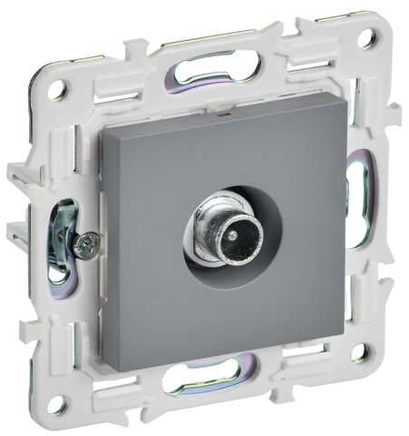 SKANDY Роз. TV проходная SK-A17Gr сер. IEK