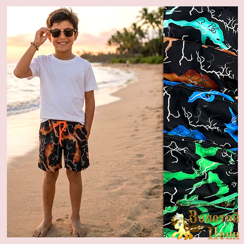 Шорты пляжные м (7-11) 260324-VT889