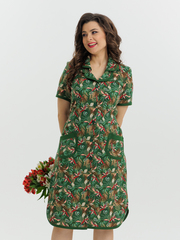 4572 Халат на пуговицах