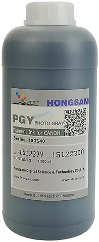 Чернила DCTec iPF6400/iPF8400 Photo Gray (PGy) 1000мл пигмент (серия 193540)