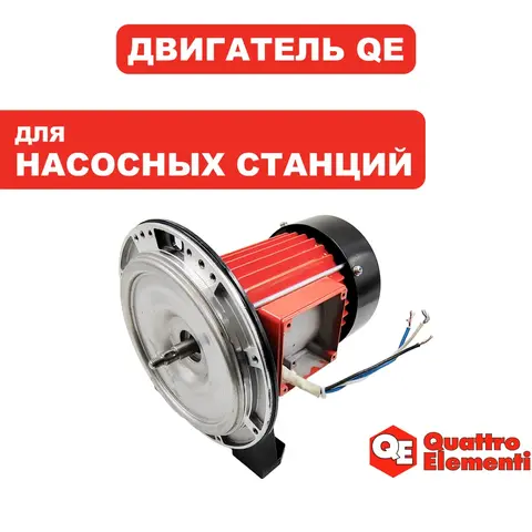 Двигатель эл. QUATTRO ELEMENTI G1001Inox в сборе (без сальника) (910-195-014026)