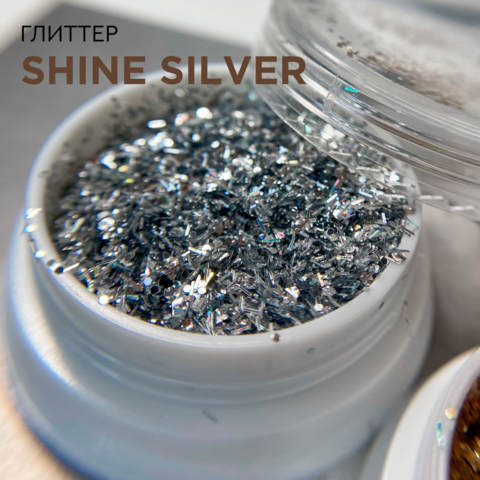 Глиттер SHINE SILVER