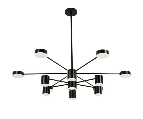 Люстра Kink Light димм.Мекли черный Led 180W 07649-13D,19