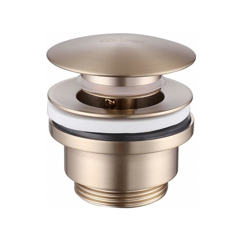 Abber AF0011G Донный клапан без перелива, золото матовое