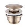 Abber AF0011G Донный клапан без перелива, золото матовое