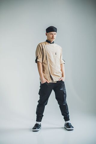 Китель м43 toray light бежевый/коричневый