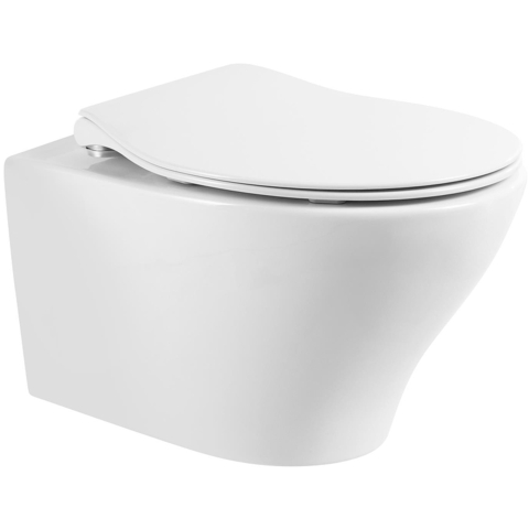 Унитаз безободковый подвесной BelBagno ACQUA BB340CHR