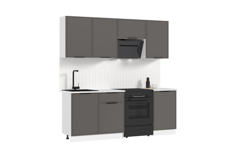 Кухня Николь 2.1 м холст вулканический