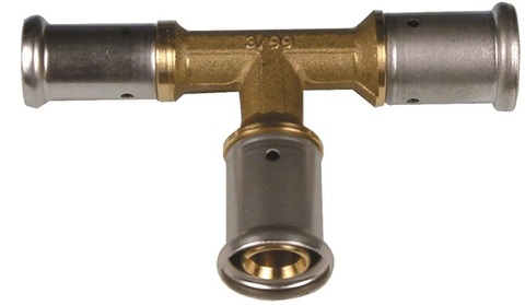 Henco тройник пресс 16х20х16 мм переходной для металлопластиковых труб (12P-162016)