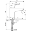 Смеситель для раковины однорычажный Ideal Standard Ceraflex B1714AA