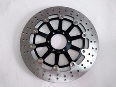 Диск тормозной передний на DUCATI, YAMAHA, MOTO GUZZI, CAGIVA / черный