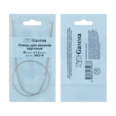 Спицы круговые Gamma MKS-R 40см, №1,2