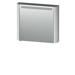 Am.Pm M30MCR0801FG Sensation. зеркало. зеркальный шкаф. правый. 80 см. с подсветкой. серый шелк. глянцевая фото