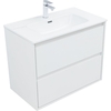 Aquanet 336369 Тумба Милан 80 цв. белый глянец (336369)