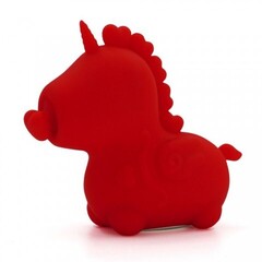 Вибромассажер Unihorn - Cupid's Beau с функцией пульсации, красный