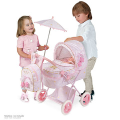 DeCuevas Коляска для куклы с рюкзаком и зонтиком серии 