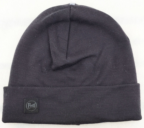 Картинка шапка-бини Buff hat wool heavyweight Black - 7