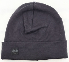 Теплая шерстяная шапка-бини Buff Hat Wool Heavyweight Black - 2