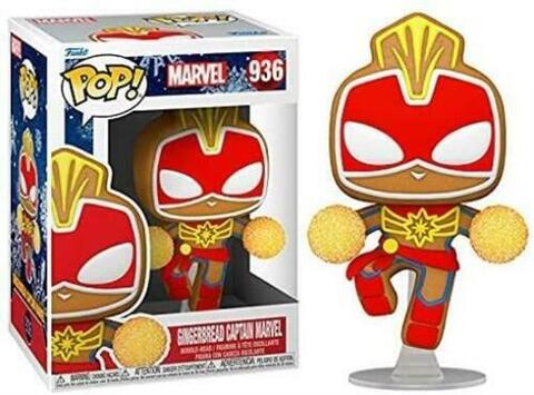 Funko POP Holiday-Captain Marvel S3 Collectible Toy, Multicolour