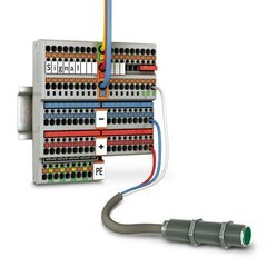 PTIO 1,5/S/3-LED 24 RD-Клеммный модуль для подключения датчиков и исполнительных элементов