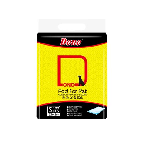 Dono Pet Pads одноразовые пеленки для животных 33х45 см S 100 шт