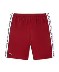 Теннисные шорты Lacoste Sportsuit Logo Stripe Tennis Shorts - bordeaux/navy blue