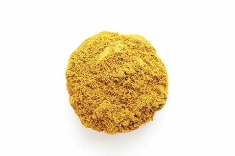 Трогательный песок ЛЕПА с минеральным красителем, желтый 1 кг