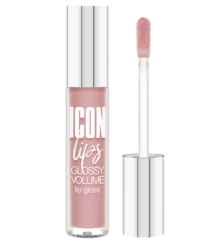 LuxVisage Блеск для губ с эффектом объема тон 504 ICON lips glossy volume Dusty Rose 3,4г